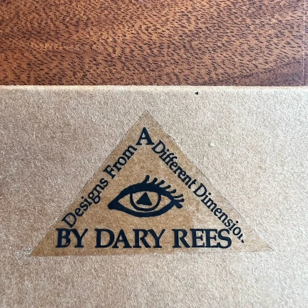 DARY Rees RARE New in Original Box Vintage Handcrafted Rose Butter Knives Set